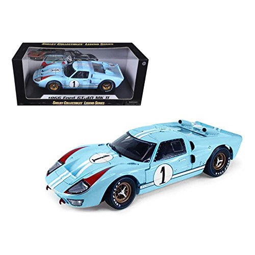 1966 Ford GT40 MK Metal Die-Cast Model Racecar