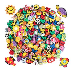 100pcs pvc shoe charms for shoe decoration and boys girls party favors birthday gifts