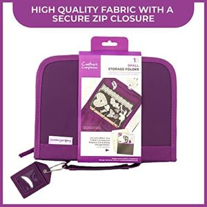 Crafter's Companion Folder-Small Die & Stamp Storage, Purple