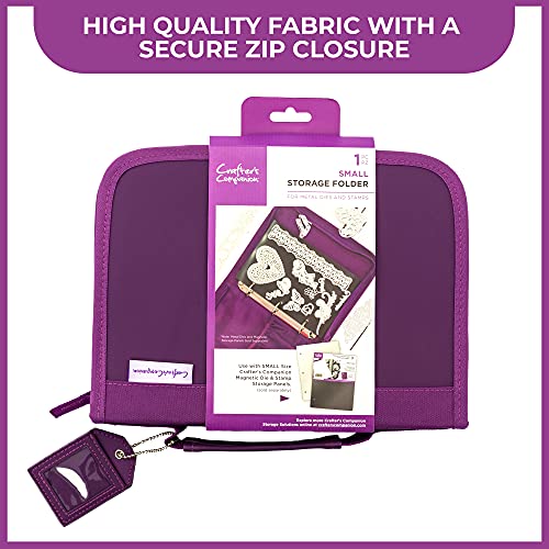 Crafter's Companion Folder-Small Die & Stamp Storage, Purple