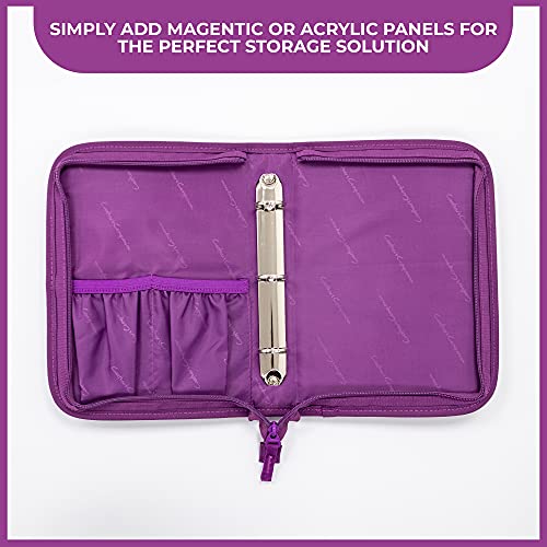 Crafter's Companion Folder-Small Die & Stamp Storage, Purple