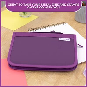 Crafter's Companion Folder-Small Die & Stamp Storage, Purple