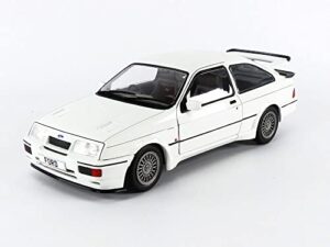 solido s1806104 1:18 1987 sierra rs500-white ford collectible miniature car, white