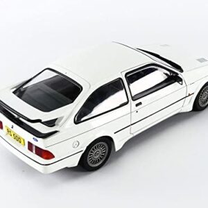 Solido S1806104 1:18 1987 Sierra RS500-White Ford Collectible Miniature car, White