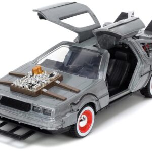 ModelToyCars Delorean DMC (Time Machine), Back to The Future Part III - Jada Toys 32290 - 1/32 Scale Diecast Car