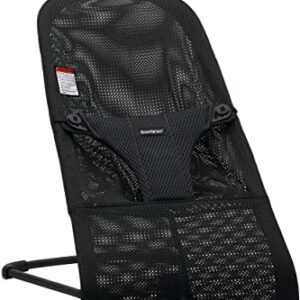 BabyBjörn Bouncer Bliss, Black Frame, Mesh, Black (006225US)