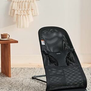 BabyBjörn Bouncer Bliss, Black Frame, Mesh, Black (006225US)