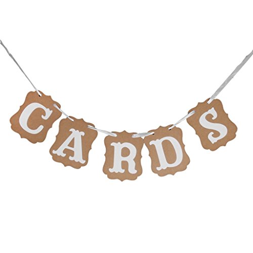 MagicW Cards Bunting Wedding Banner Wedding Party Banner Garland Sign Photo Props Hanging D¨¦cor Wedding Party Decoration