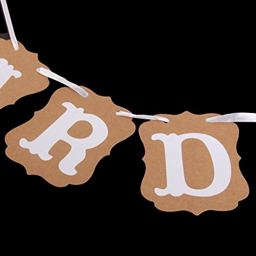 MagicW Cards Bunting Wedding Banner Wedding Party Banner Garland Sign Photo Props Hanging D¨¦cor Wedding Party Decoration