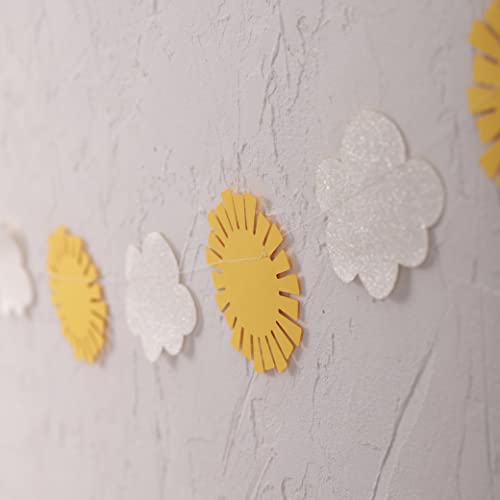 You Are My Sunshine Banner - Sunshine And Cloud Garland, First Birthday Sunshine Theme Party Decoration, Summer Cake Smash Bunting, You Are My Sunshine Baby Shower, Clouds Sun Summer Party Background Photo Props