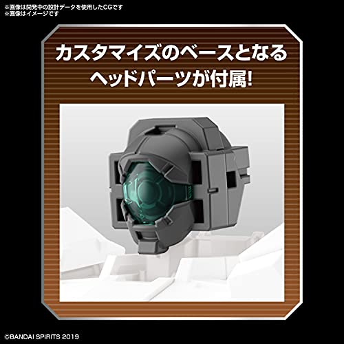 Bandai Hobby 30MM - #14 Option Parts Set 6 (Customize Heads A) [30 Minute Missions], Bandai Spirits Hobby 30 MM, Multi