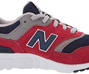 New Balance Kid's 997h V1 Lace-up Sneaker, Team Red/Pigment, 2 Wide Infant