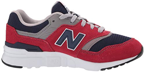 New Balance Kid's 997h V1 Lace-up Sneaker, Team Red/Pigment, 2 Wide Infant