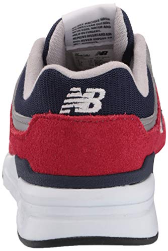 New Balance Kid's 997h V1 Lace-up Sneaker, Team Red/Pigment, 2 Wide Infant