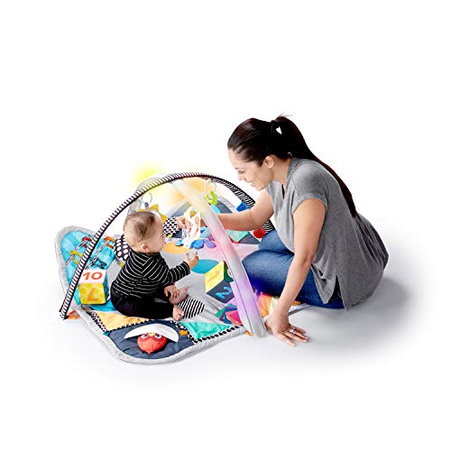 Baby Einstein Sensory Play Space Newborn-to-Toddler Discovery Gym and Play Mat, Ages Newborn +