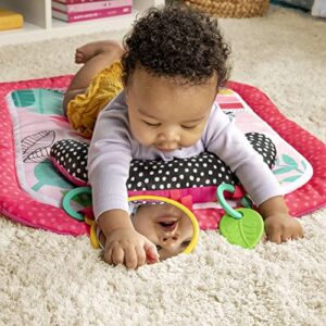 Bright Starts Rainbow Tropics Prop & Play Tummy Time Baby Activity Mat, Ages Newborn +