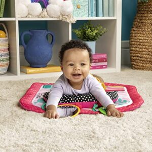 Bright Starts Rainbow Tropics Prop & Play Tummy Time Baby Activity Mat, Ages Newborn +