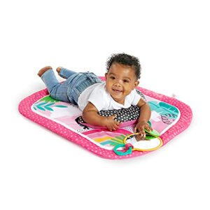 Bright Starts Rainbow Tropics Prop & Play Tummy Time Baby Activity Mat, Ages Newborn +