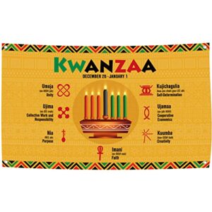 happy kwanzaa banner backdrop decorations – african heritage holiday hanging backdrop banner for kwanzaa decorations