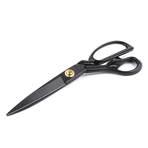 Left Handed Dressmaking Scissors 10 inch - Professional Heavy Duty Industrial Strength Tailor Shears for Fabric Leather Sewing Best for Artists, Tailors and Dressmakers (10 inch left hand)