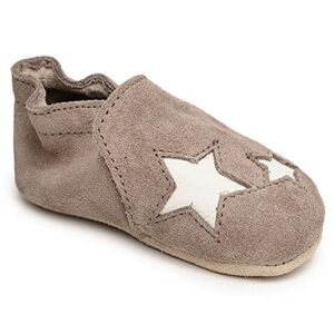 minnetonka star infant bootie kids infant-toddler slipper 3 m us infant grey