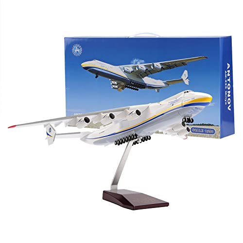 1:200 An-225 Antonov Resin Aircraft Model Toy 17 inch Ukraine Painted Mriya Transporter Display Model Plane for Collection