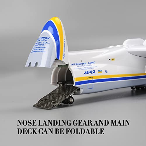 1:200 An-225 Antonov Resin Aircraft Model Toy 17 inch Ukraine Painted Mriya Transporter Display Model Plane for Collection