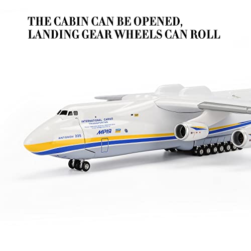 1:200 An-225 Antonov Resin Aircraft Model Toy 17 inch Ukraine Painted Mriya Transporter Display Model Plane for Collection