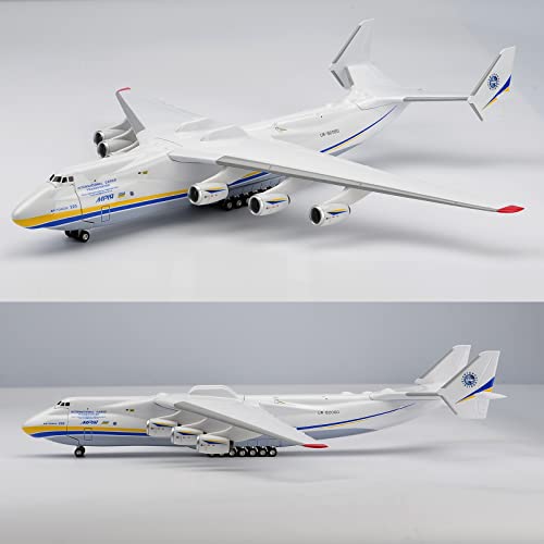 1:200 An-225 Antonov Resin Aircraft Model Toy 17 inch Ukraine Painted Mriya Transporter Display Model Plane for Collection