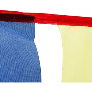 Blank Tibetan Prayer Flags, Traditional Design with 5 Element Colors (9.5 x 9.5 In, 25 Flags)