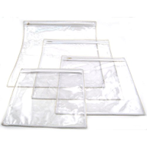 Plastic Protective Cover for Tallis and Tefillin Bag with Zipper (Large Tefillin Bag 10.75" x 10.75")