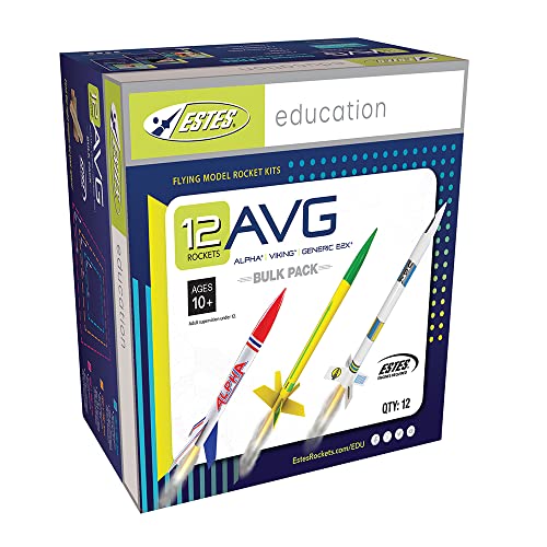 Estes AVG Rocket Bulk Pack (Pack of 12) - 47776017535