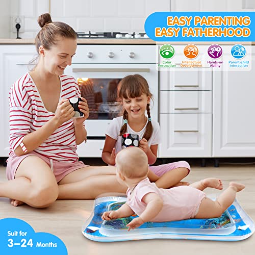 VOCH GALA Inflatable Tummy Time Water Mat, Baby Toys for 3 6 9 12 Months Infant Boys Girls, Ideal Gift for Baby to Meet Milestone