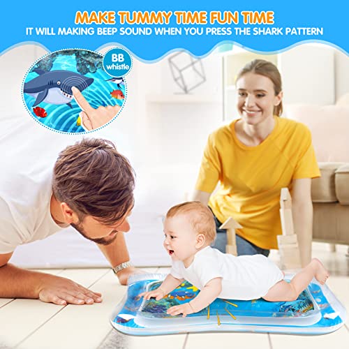 VOCH GALA Inflatable Tummy Time Water Mat, Baby Toys for 3 6 9 12 Months Infant Boys Girls, Ideal Gift for Baby to Meet Milestone