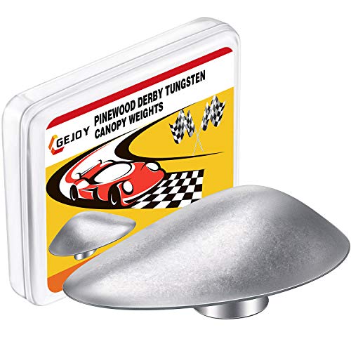 2.5 Ounce Incremental Car Canopy Weights Tungsten Weight Compatible with Pinewood Car Derby Weights