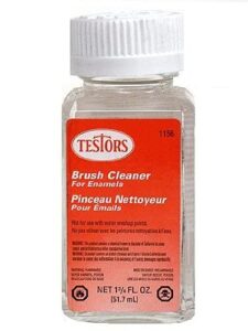testor corp. testors enamel plastic model paint thinner & brush cleaner, 1.75 oz (1.75 oz)