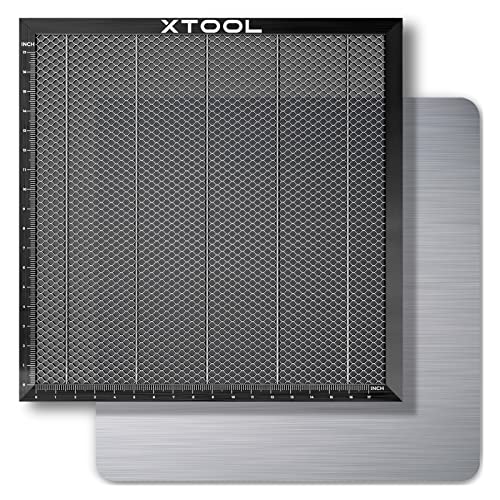 xTool Honeycomb Working Table, Soulmate for xTool D1, D1 Pro and Most Laser Engraver, Honeycomb Working Bed for Fast Heat Dissipation and Desktop-Protecting, 19.68"x 19.68"x 0.87"