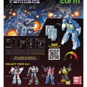 Metal Earth Transformers Soundwave Color 3D Metal Model Kit Fascinations