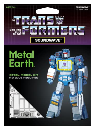 Metal Earth Transformers Soundwave Color 3D Metal Model Kit Fascinations