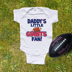 NanyCrafts' Daddy's Little Giants Fan baby bodysuit 6 Months Heather