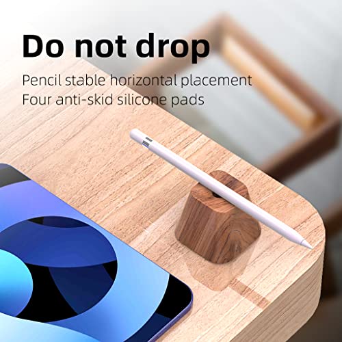 AODUKE Pencil Holder Compatible with Pencil (1st and 2nd Gen),Wooden Pencil case.Apple Pencil stand.Apple Pencil Accessories.Apple pen case.pencil Protect case-AJBZ1M (Shabili wood)