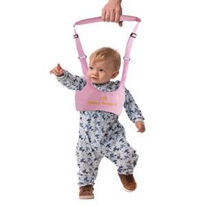 YESTIC Adjustable Baby Walking Harness Toddler Harness Assistant Belt for Learning Walk Easy-to-Wear Walking Learning Helper for Boys Girls. (Pink)