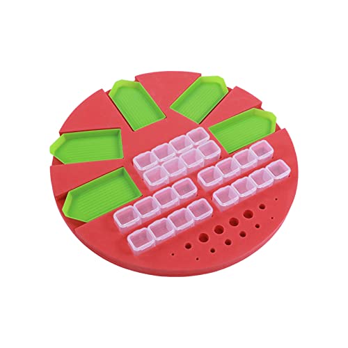 Pssopp Rhinestone Painting Tools Tray Storage Rack, Rhinestone Painting Tools Accessories Kit Storage Containers for DIY Craft Arts