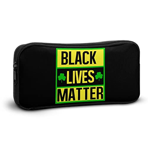 Black Lives Matter Pencil Case Stationery Pen Pouch Portable Makeup Storage Bag Organizer Gift