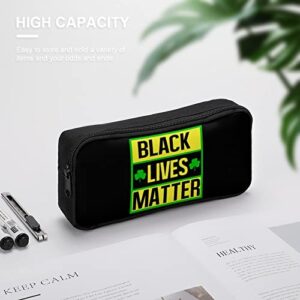 Black Lives Matter Pencil Case Stationery Pen Pouch Portable Makeup Storage Bag Organizer Gift