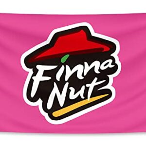 Isvian Finna Nut Flag 3X5 Ft Funny Banner , Resistance Fading Durable 3x5 Feet Banner, Man Cave Wall Flag with Brass Grommets for College Dorm Room Decor,Tailgates,Parties,Gift.