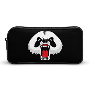 angry giant panda pencil case stationery pen pouch portable makeup storage bag organizer gift