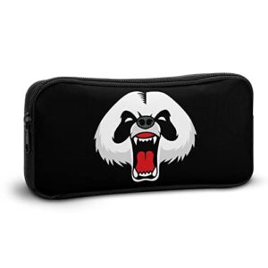 Angry Giant Panda Pencil Case Stationery Pen Pouch Portable Makeup Storage Bag Organizer Gift