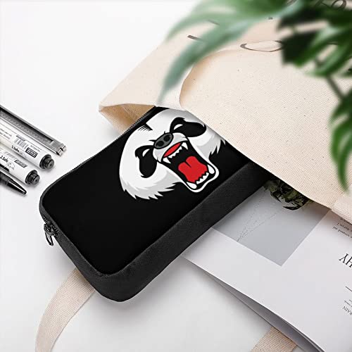 Angry Giant Panda Pencil Case Stationery Pen Pouch Portable Makeup Storage Bag Organizer Gift