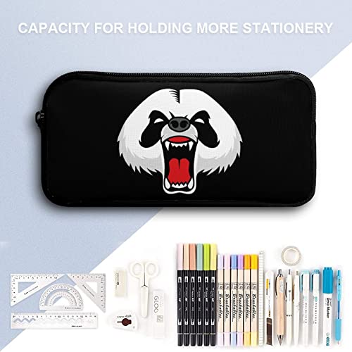 Angry Giant Panda Pencil Case Stationery Pen Pouch Portable Makeup Storage Bag Organizer Gift